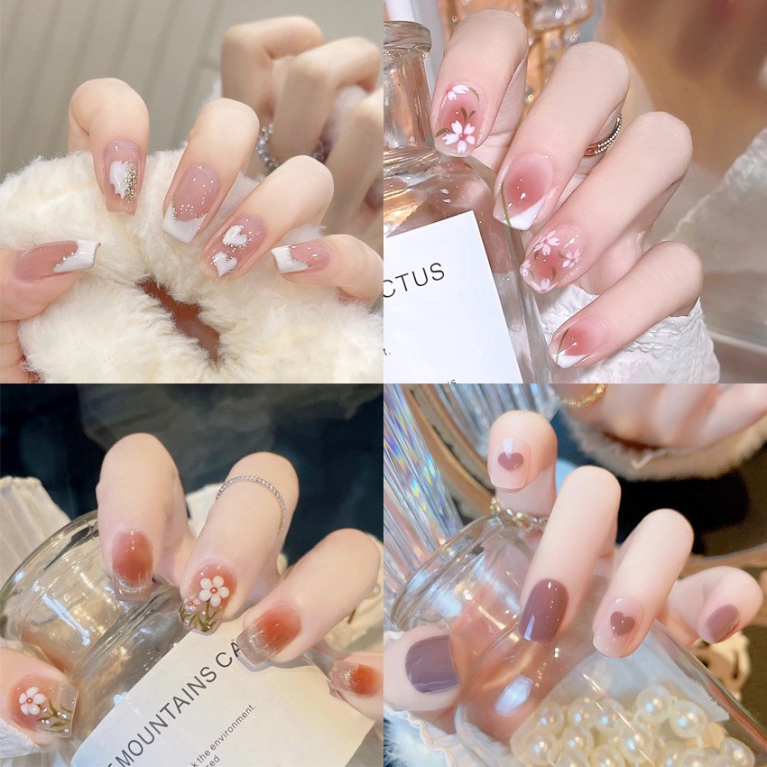 美甲穿戴甲24片盒装(款式随机/送工具)-100派送,代签投诉